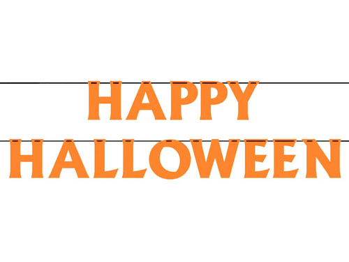 Happy Halloween banner - 500 cm - 1 db.