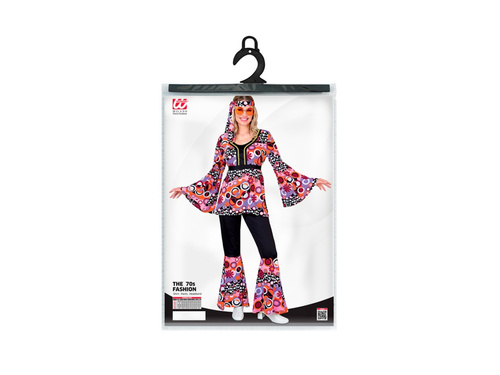 70-es évekbeli szakítós jelmez - rózsaszín apró buborékok