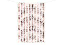 Függöny - virágos ajtófüggöny metál rózsaszín arany - 100 x 210 cm