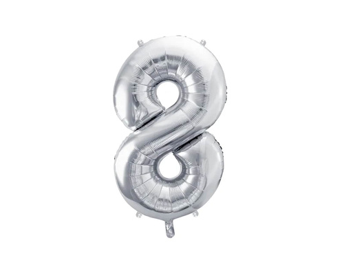 Fólialufi 8-as ezüst - 72 cm - 1 db.