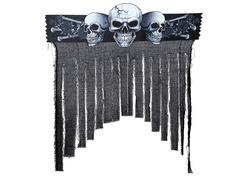 Koponyás ajtófüggöny - 90 x 30 cm - 1 db.