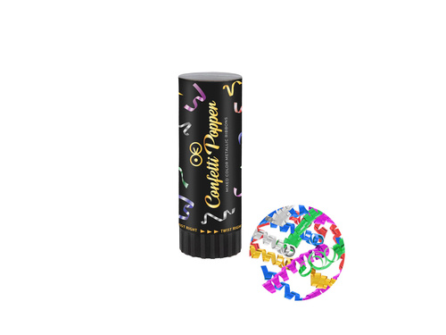 Lövőcső - színes örvények - 11 cm - 1 db.