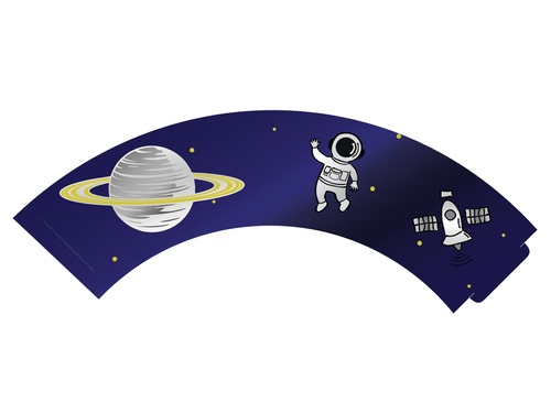 Cupcake poharak Cosmos - 6 db.