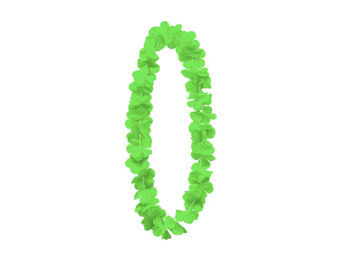 Hawaii zöld nyaklánc - 100 cm - 1 db.