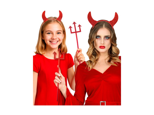 Ördögszarvak és vasvilla készlet