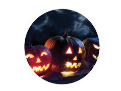 Dekoratív Halloween torta ostya - 20 cm