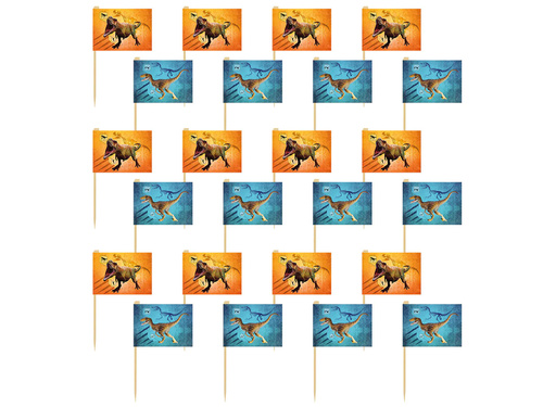 T-Rex muffin kiszúrók - 24 db.