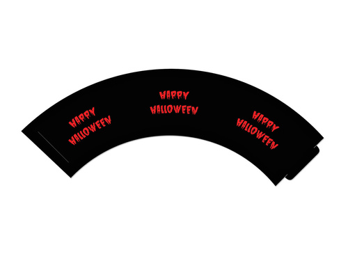 Véres Halloween cupcake liners - 6 db.