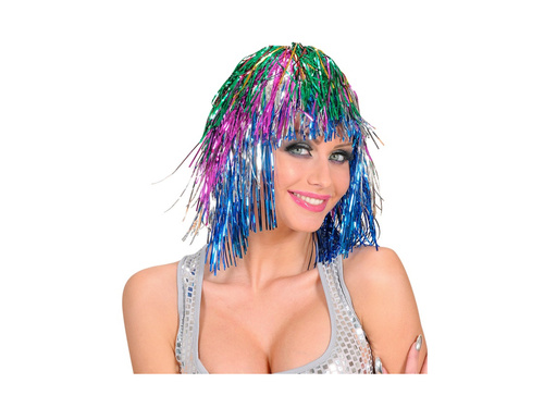 Többszínű paróka laméval