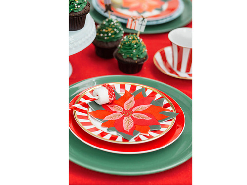 Karácsonyi szalvéták Betlehemi csillag - 20 db.