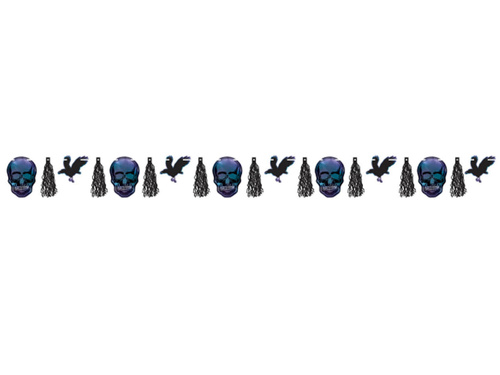 Koponyás rojtos füzér - 1 db.