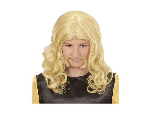 Viking paróka bajusszal