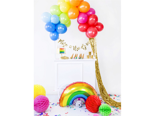 Fémszínű arany ajtófüggöny - 2,5 m x 90 cm