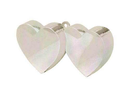 Irizáló szívek lufi súlyok - 170 g