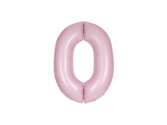 0 rózsaszínű fólialufi - 86 cm - 1 db.