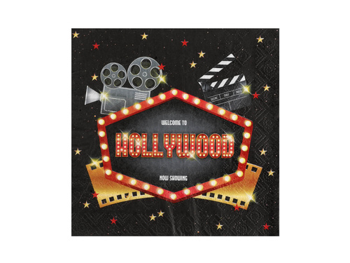 Hollywood papírszalvéta - 33 cm - 20 db.