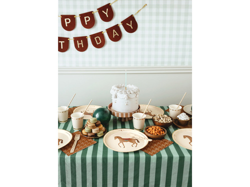 Papírtányérok Ló - 23 cm - 6 db.