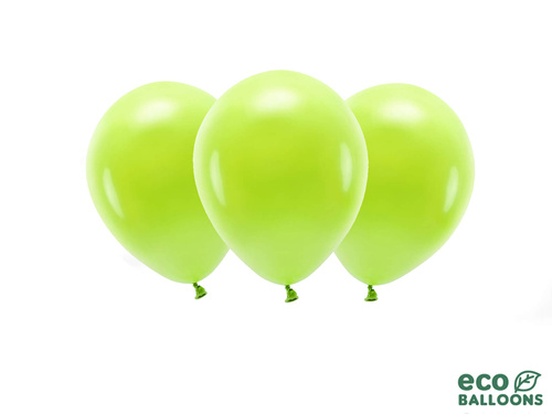 EKO latex lufi pasztell zöld alma - nagy - 10 db.