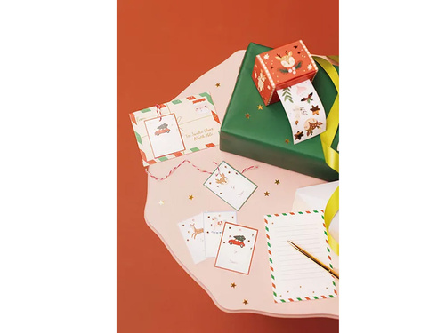 Boldog karácsonyt matricák - 52 db.