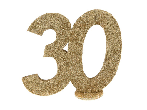 Asztali dekoráció Harminc arany 30-as évek - 1 db.