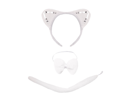 Fehér cica szett - 1 kpl.