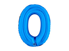 Fólia lufi 0 kék - 14" - 1 db.