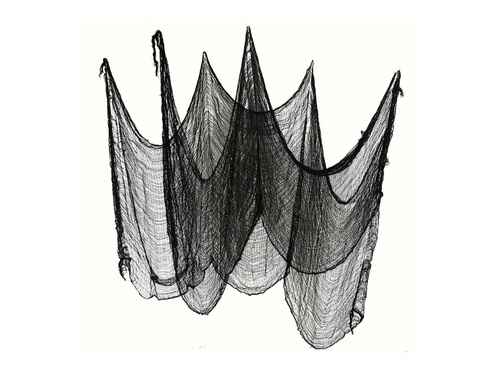 Fekete Halloween háló - 210 x 300 cm - 1 db.