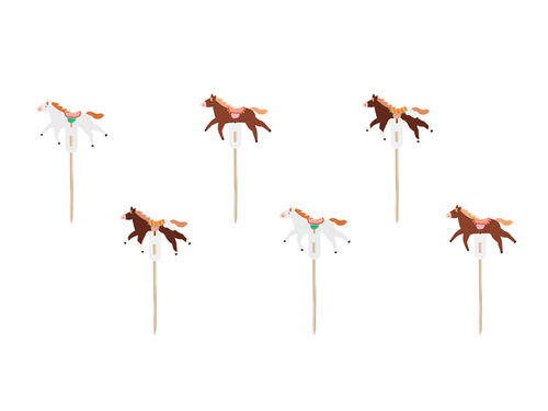 Cupcake pickers pónik - 6 db.