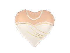 Menyasszony és vőlegény fólialufi - 45 cm - 1 db.