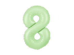 Fólia lufi pisztácia 8-as szám - 100 cm - 1 db.