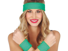 Disco 80-as évek zöld karszalagok - 3 db.