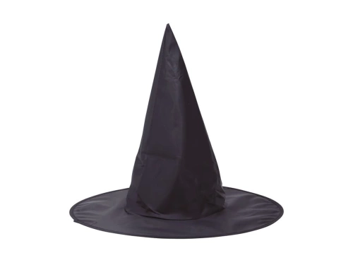 Fekete boszorkánysapka Halloweenre - 1 db.
