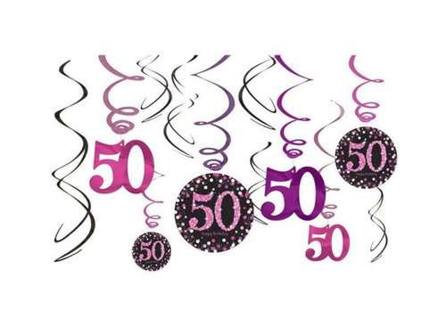 Függő díszítő örvények - 50. - 12 db.