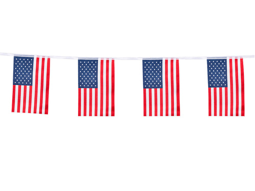 Amerikai zászló banner - 400 cm - 1 db.