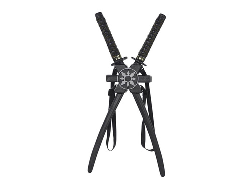 2 nindzsa kard hátsó rögzítéssel