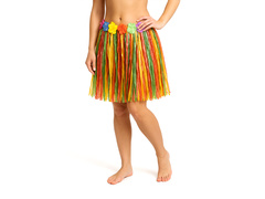 Hawaii rövid szoknya színes - 40 cm - 1 db.