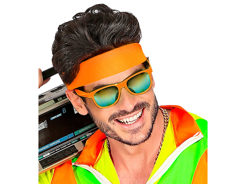 Neon narancssárga fejpánt - 1 db.