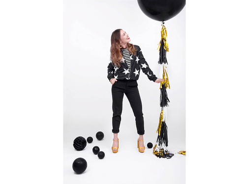 Óriás léggömb 1 m átmérőjű - fekete pasztell.