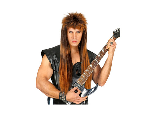 Barna rocker paróka