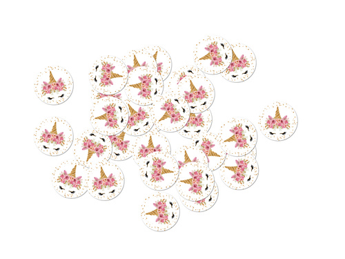 Egyszarvú születésnapi konfetti - 36 db.