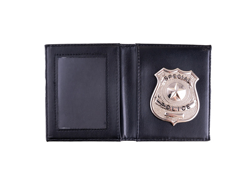 Rendőrjelvény pénztárcában - 1 db.