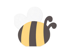 Születésnapi szalvéta Bee - 16x15 cm - 12 db.
