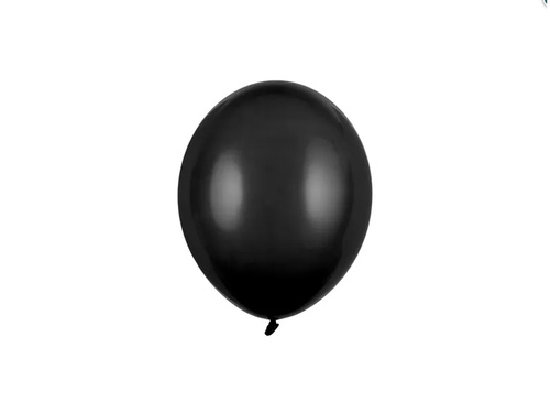 Pasztell fekete latex lufi - kicsi - 100 db.