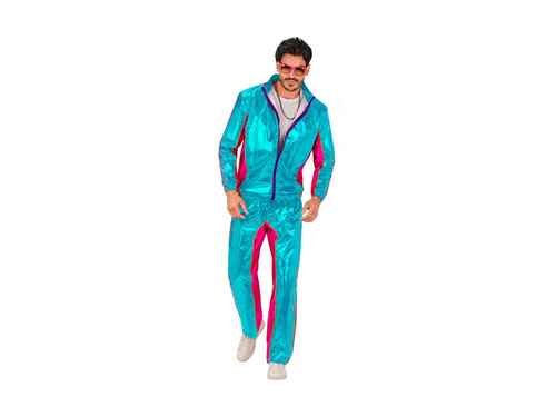 Party jelmez - kék fémes EDM (tréningruha)