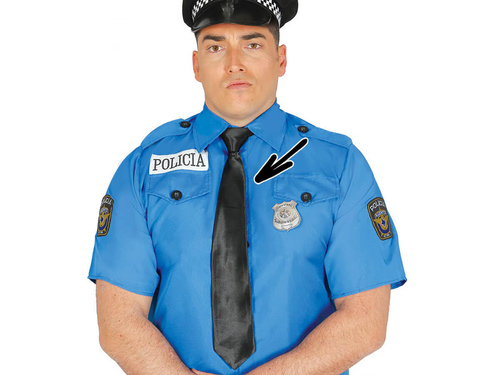 Gengszter szett fekete - 1 szett.