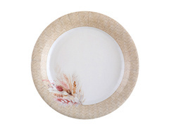 Boho papírtányérok - 22,5 cm - 10 db.