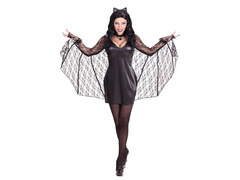 Denevér jelmez nőnek - 1 db.
