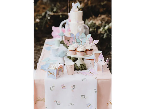 Gyapjú futó Virágok és pillangók - 40 cm x 5 m - 1 db.