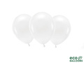 EKO pasztell fehér latex lufi - extra nagy - 10 db.