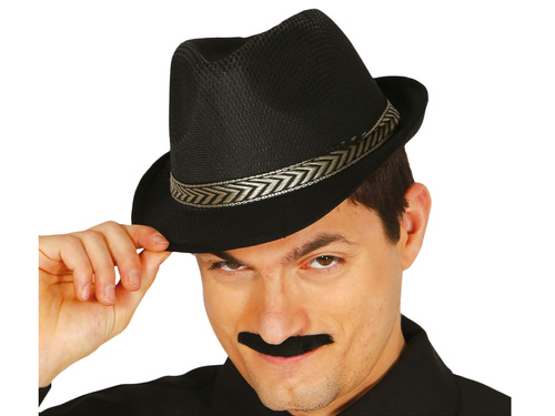 Gengszterkalap fekete - 1 db.